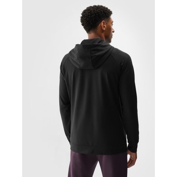 Bluza męska TFSWM403 4F - głęboka czerń