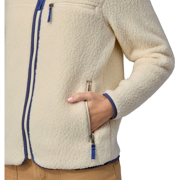 Polar damski Retro Pile Patagonia - River Rock Green