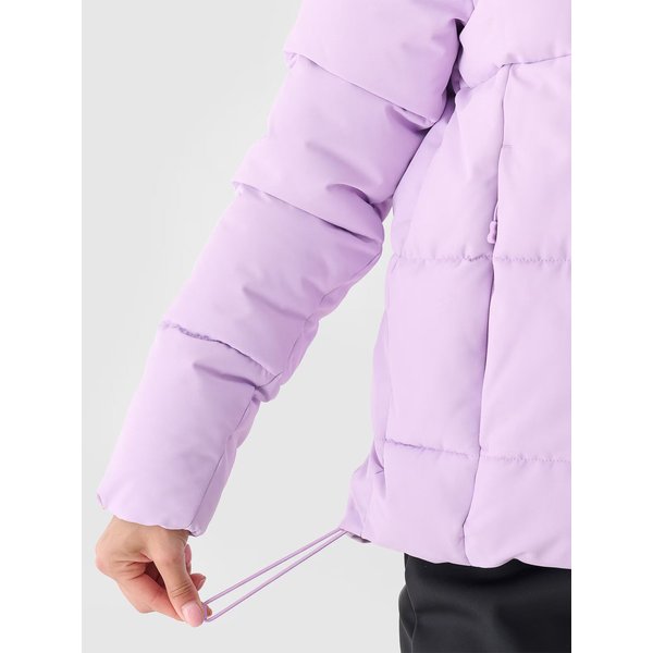 Kurtka narciarska damska TTJAF573 4F - jasny fiolet