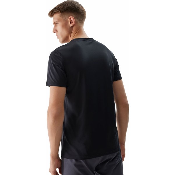 Koszulka męska 4FWSS24TFTSM598 4F - głęboka czerń