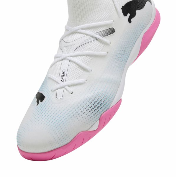 Buty piłkarskie, halowe Future 7 Match It Puma - White/Black