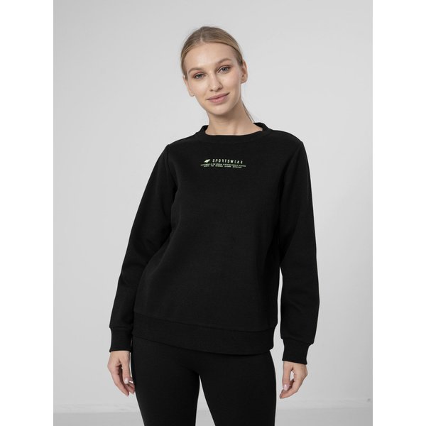 Bluza damska H4Z22 BLD020 4F - czarna