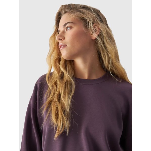 Bluza damska TSWSF1342 4F - ciemny fiolet