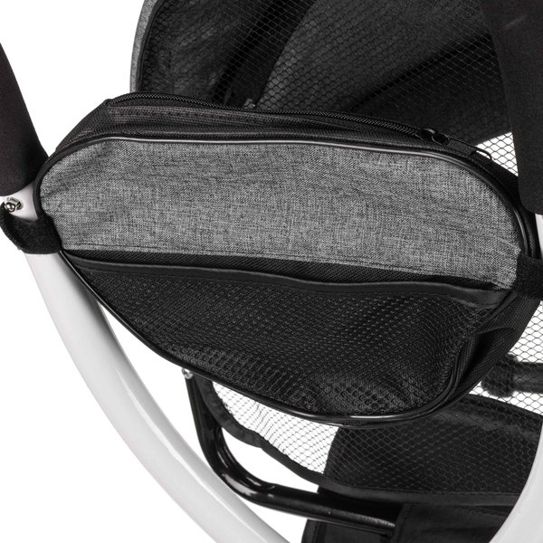 Rowerek trójkołowy 3w1 obracany Stars - szary