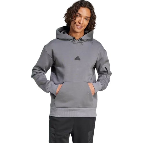 Bluza męska City Escape Fleece Hoodie Adidas - szary