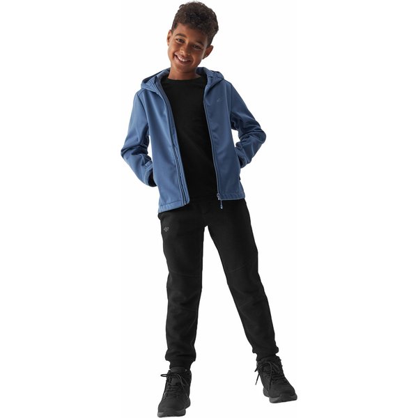 Softshell chłopięcy 4FJAW23TSOFM149 4F - denim