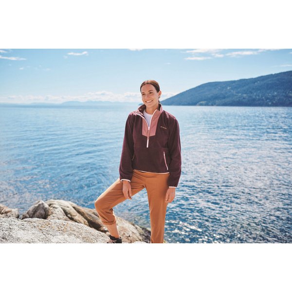 Bluza polarowa damska Sequoia Grove 1/2 Zip Fleece Columbia - Pink Sand/Alpenglow