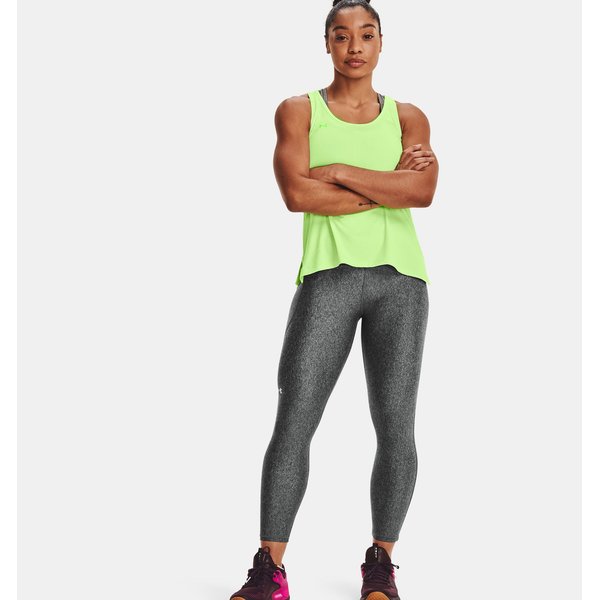 Legginsy damskie HeatGear Armour No-Slip Waistband 7/8 Under Armour - szare