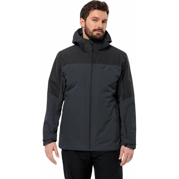 Kurtka męska Glaabach 3w1 Jack Wolfskin - black