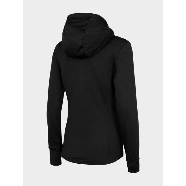 Bluza damska H4Z22 BLDF350 4F - czarna