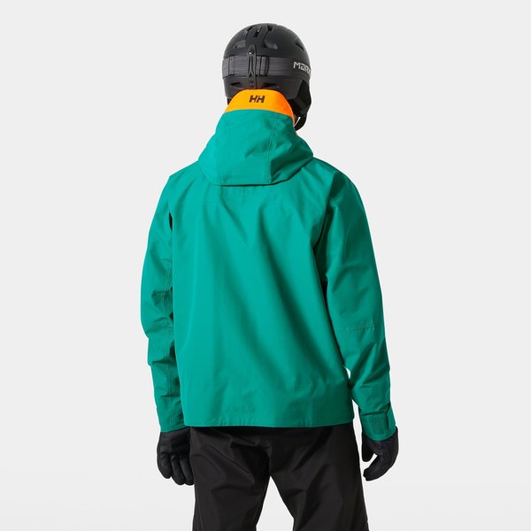 Kurtka narciarska męska Emiko Shell Helly Hansen - signal green