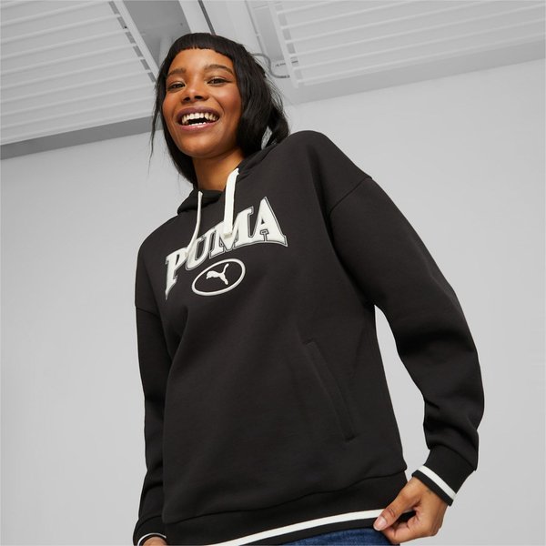 Bluza damska Squad Hoodie FL Puma - czarny