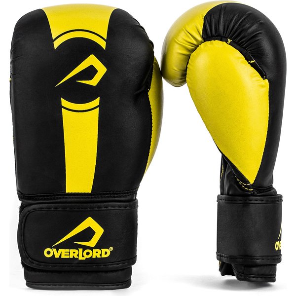 Rękawice bokserskie juniorskie Boxer Overlord - żółty