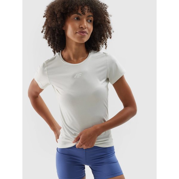 Koszulka damska TFTSF1011 4F - kremowy