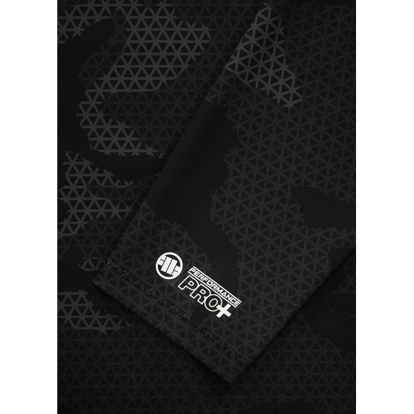 Longsleeve męski Mens Rash Longsleeve Net Camo 2 Pitbull West Coast - czarny