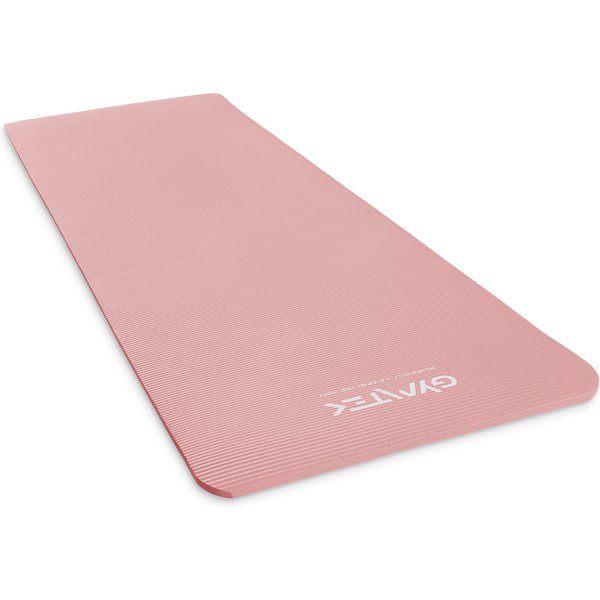 Mata do ćwiczeń, jogi NBR 1,5cm Gymtek - różowa