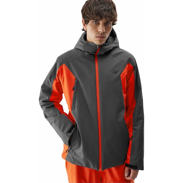 Kurtka narciarska męska 4FAW23TTJAM306 4F - czerwony