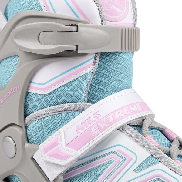 Rolki regulowane NA 14169 A Nils - Niebiesko-szare