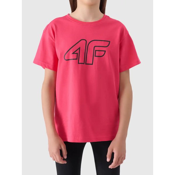 Koszulka dziewczęca TTSHF2327 4F - fuksja