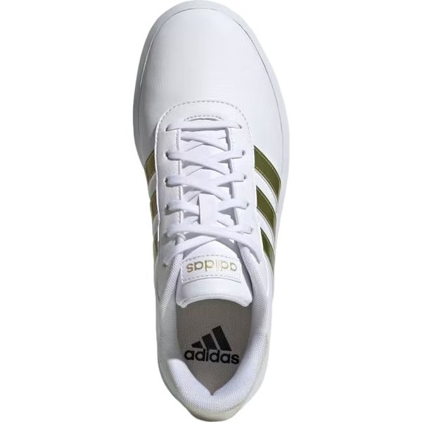 Buty Court Platform Wm's Adidas - Cloud White/Gold Metallic/Orbit Grey