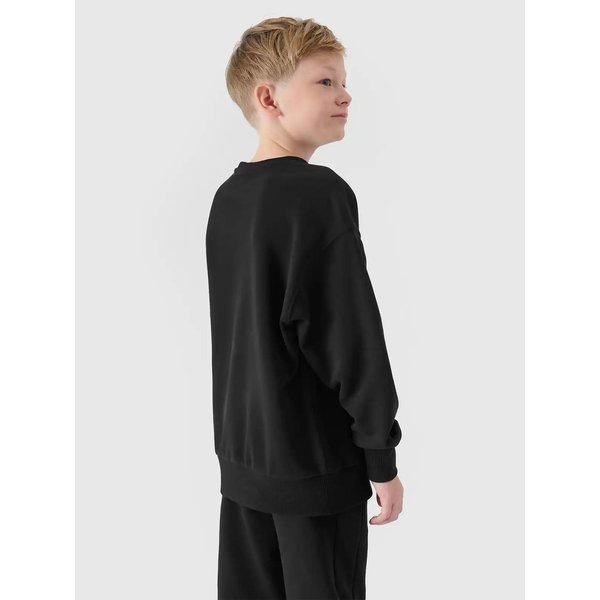 Bluza chłopięca TSWSM1713 4F - głęboka czerń