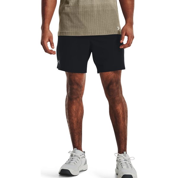 Spodenki męskie Vanish Woven 6in Under Armour - czarny/biały