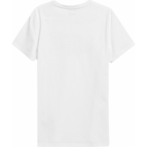 Koszulka męska 4FWSS24TTSHM1155 4F - biały