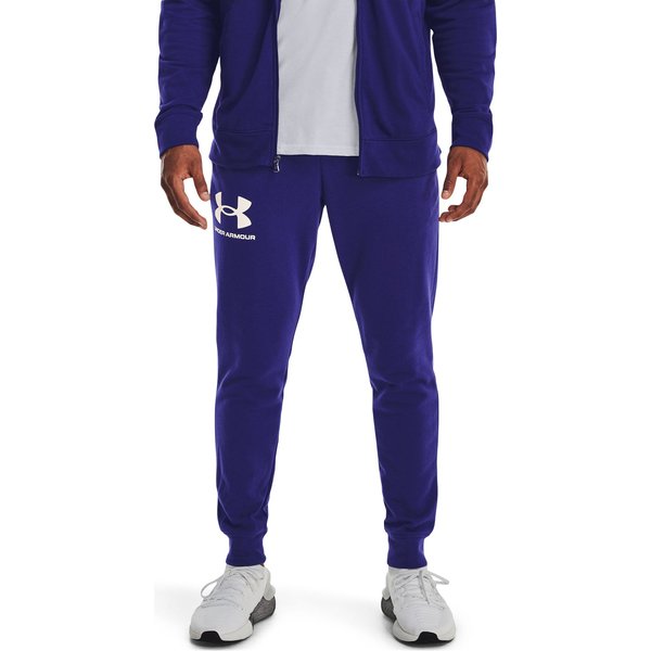 Spodnie męskie dresowe Rival Terry Jogger Under Armour - granat