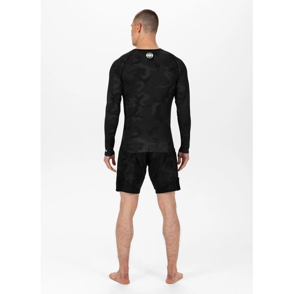 Longsleeve męski Mens Rash Longsleeve Net Camo 2 Pitbull West Coast - czarny