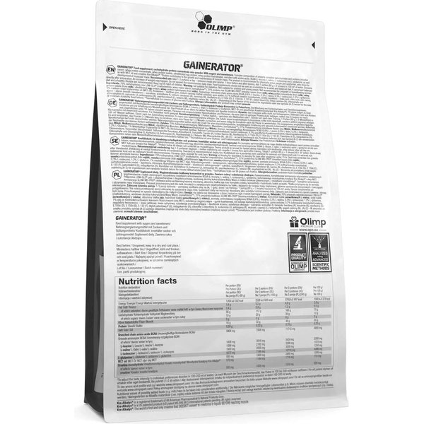 Gainerator 1000g wanilia Olimp