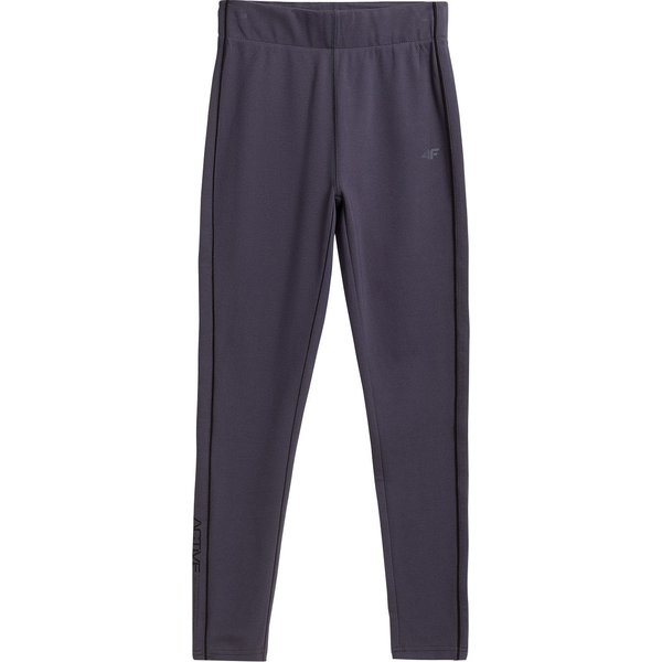 Legginsy damskie H4Z21 LEG011 4F - antracytowe