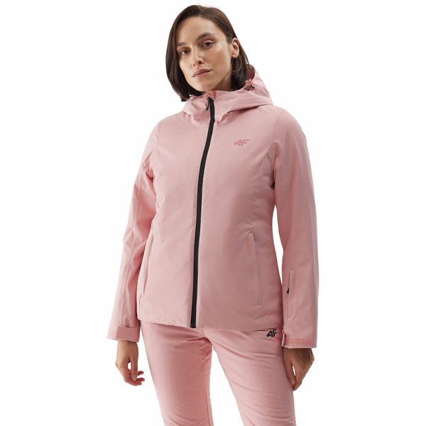 Kurtka narciarska damska 4FAW23TJACF120 4F - jasny róż