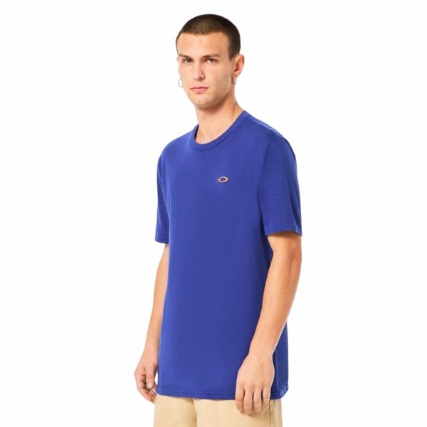 Koszulka męska Finish Line Crew Tee Oakley - niebieska