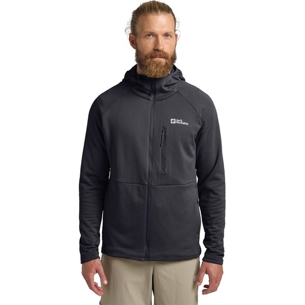 Polar męski Kolbenberg Hooded Fz Jack Wolfskin - phantom