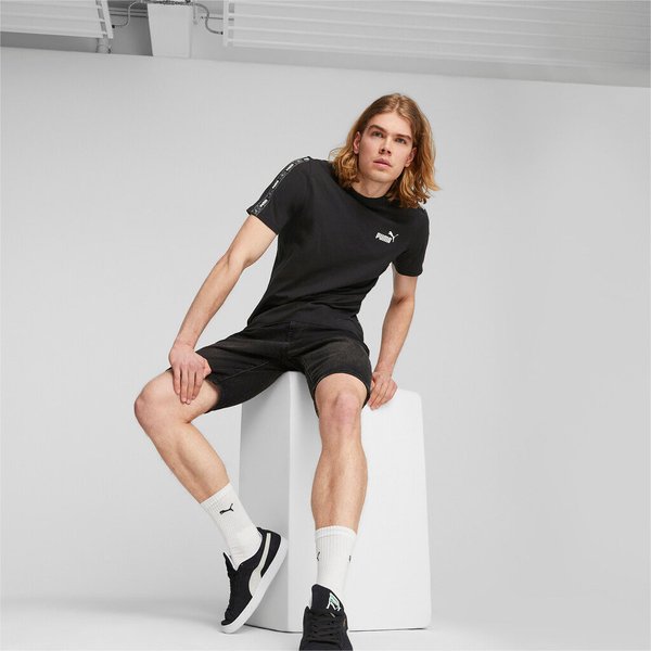 Koszulka męska Essentials Tape Camo Tee Puma - Black