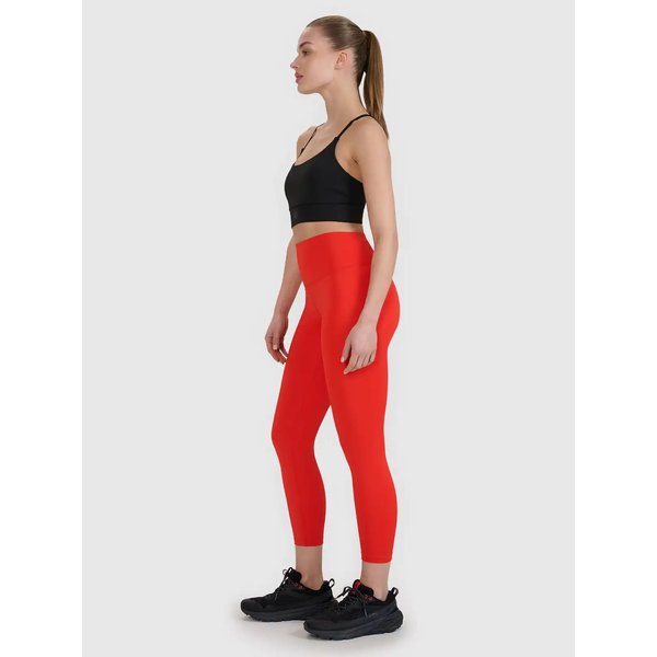 Legginsy damskie TFTIF308 4F - czerwony