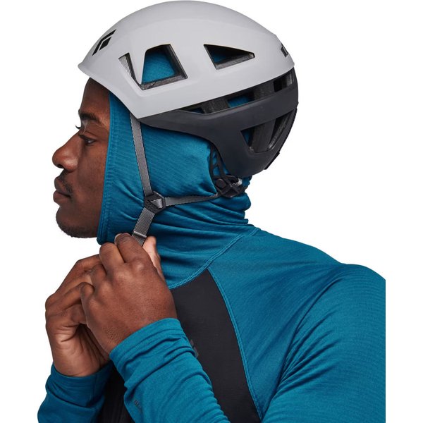 Bluza męska Coefficient LT Hybrid Hoody Black Diamond - czarna/zielona