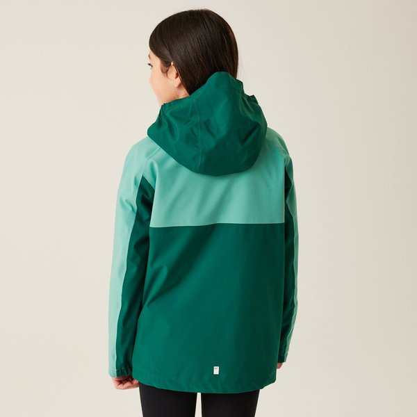 Kurtka juniorska Trekktain 3w1 Regatta - rain forest/dusty green