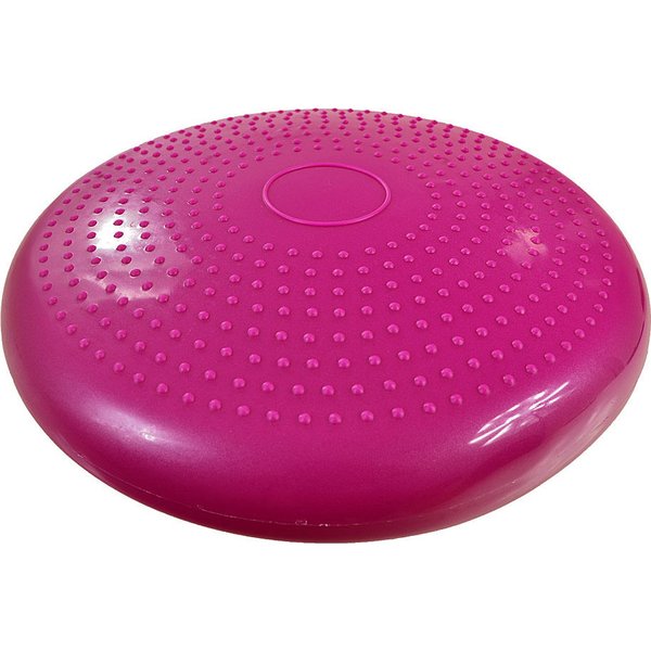Poduszka sensomotoryczna, dysk balansujący z masażem 33cm Profit - różowa