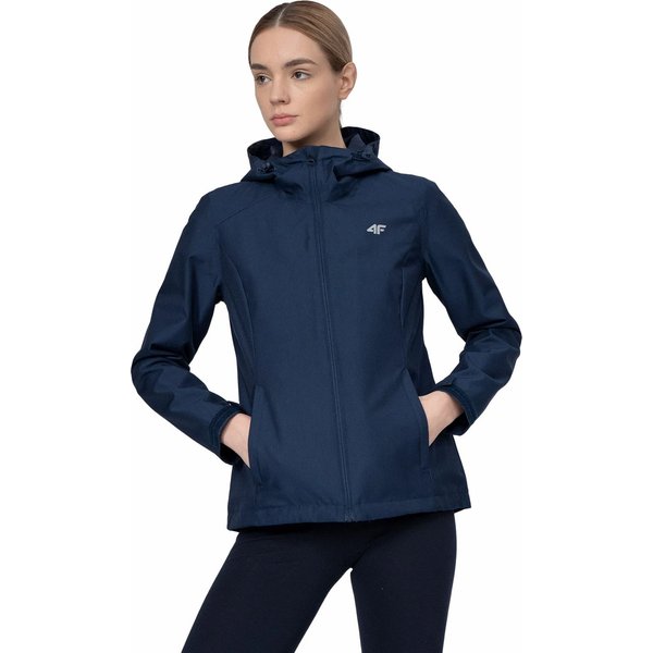 Kurtka damska H4L22 KUD350 4F - granatowa