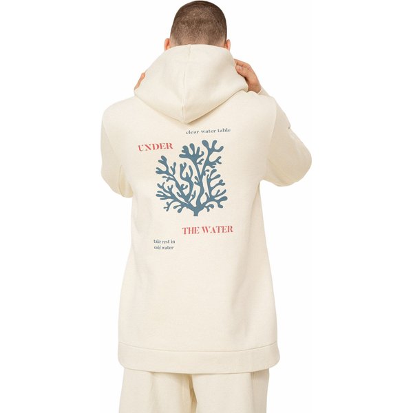 Bluza męska OTHSS23TSWSM323 Outhorn - złamana biel