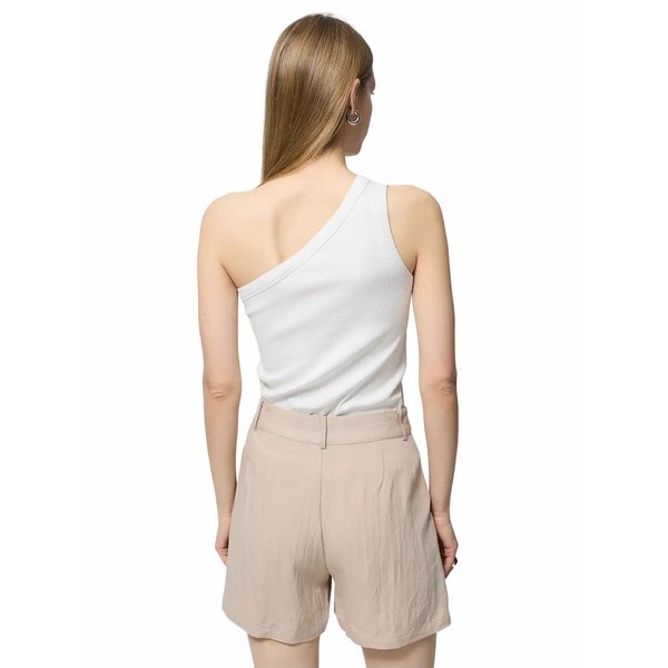 Bezrękawnik damski OTHWSS24TSLEF084 Outhorn - złamana biel