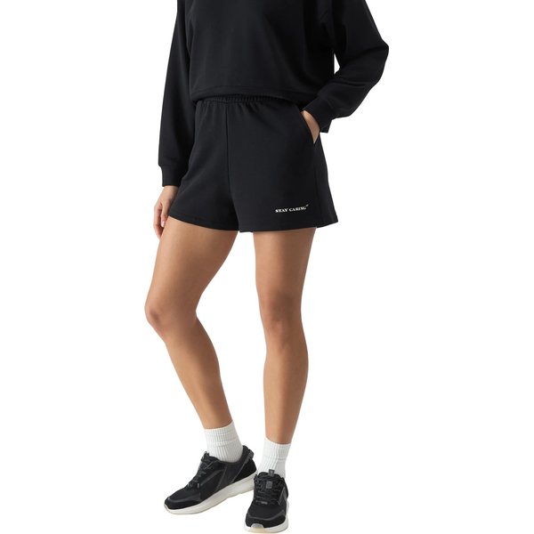 Spodenki damskie 4FWSS24TSHOF327 4F - głęboka czerń