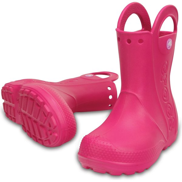 Kalosze Handle It Rain Boot Jr Crocs - candy pink