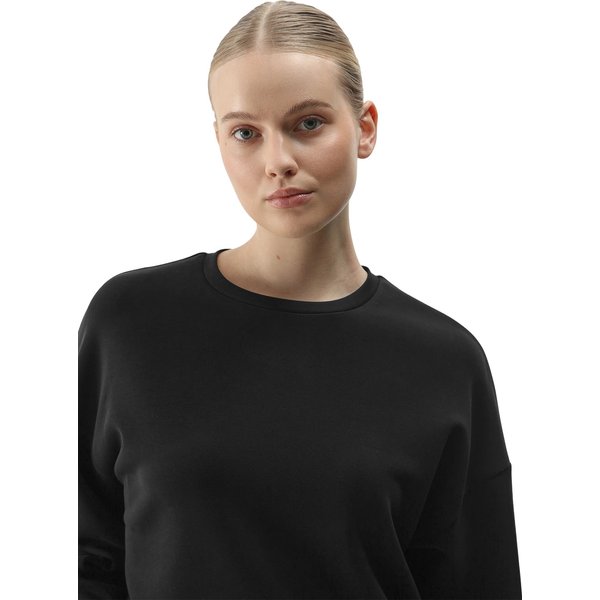 Bluza damska 4FWSS24TSWSF1001 4F - głęboka czerń