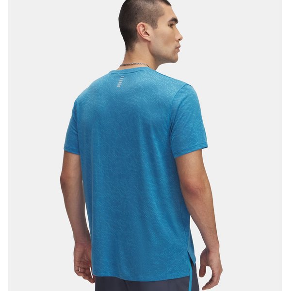 Koszulka męska Launch Camo Shortsleeve Under Armour - Ether Blue / Reflective