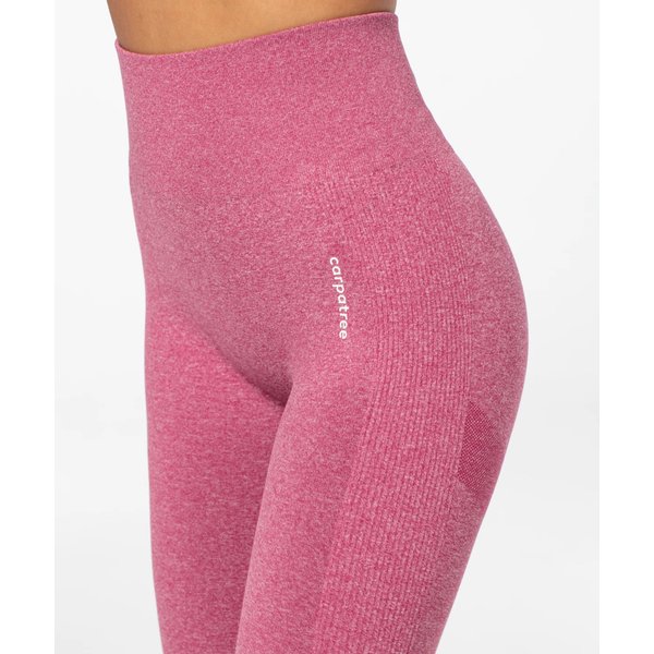 Legginsy bezszwowe damskie Allure Carpatree - Pink Melange