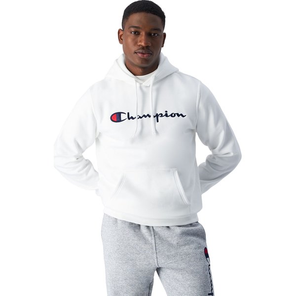 Bluza męska Hooded Sweatshirt Logo Champion - White