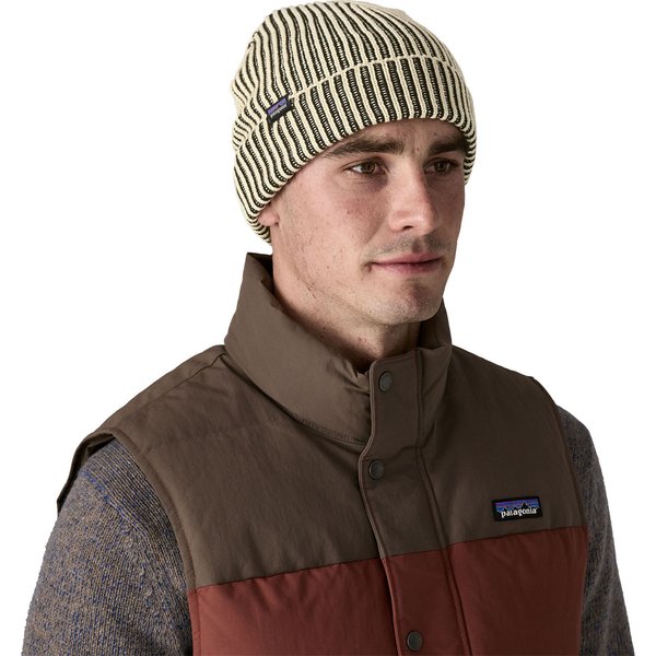 Czapka Fisherman's Rolled Beanie Patagonia - Contrast Stripe: Black