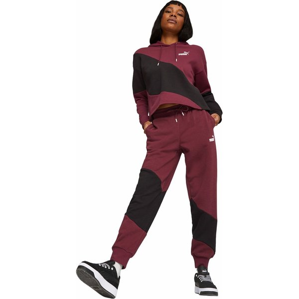 Spodnie dresowe damskie Power Cat Puma - Dark Jasper